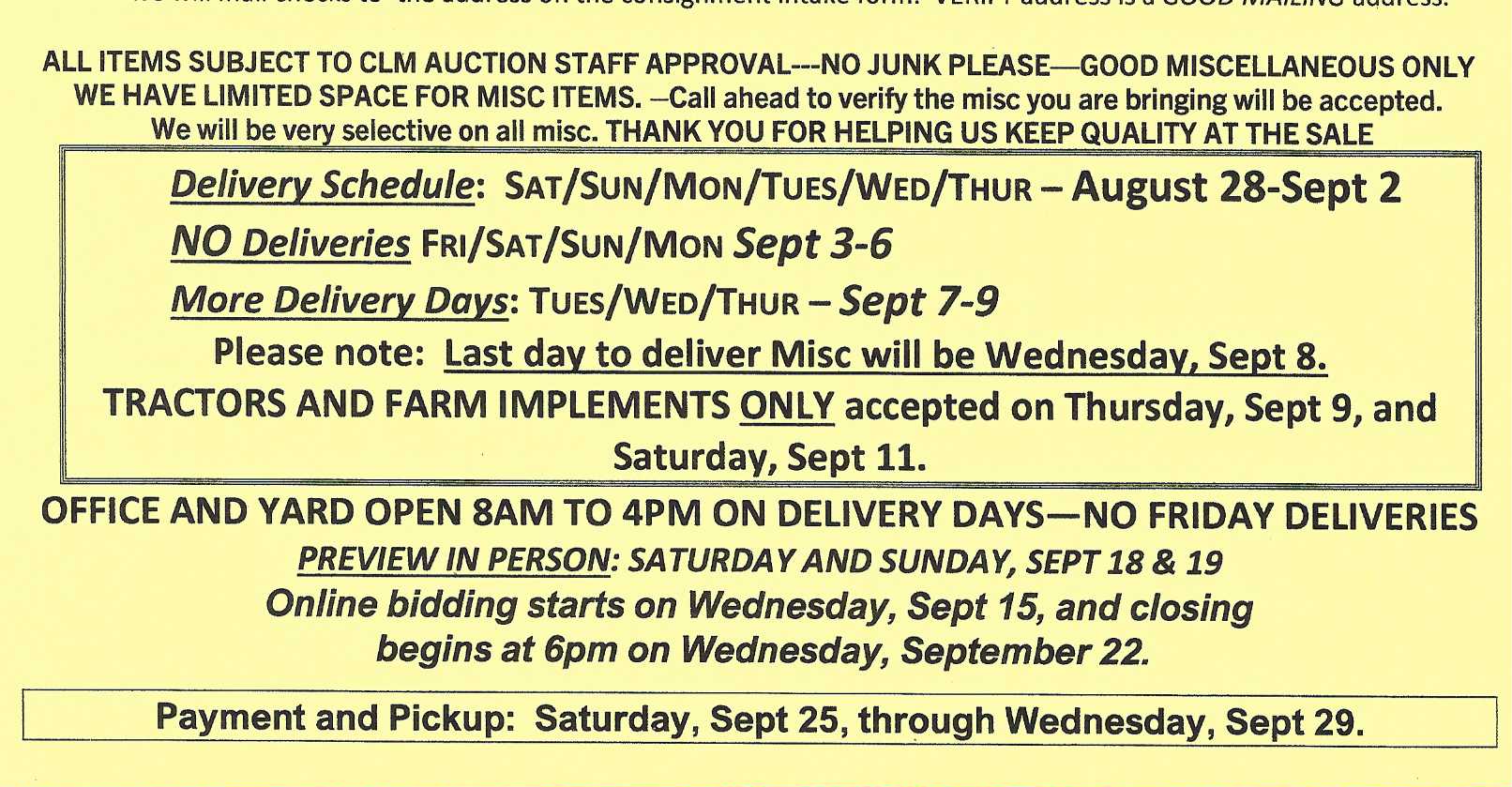 Auctions Chehalis Livestock Market